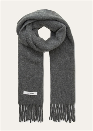 Hero scarf Dark Grey Melange Oval Square 